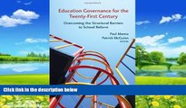 Books to Read  Education Governance for the Twenty-First Century: Overcoming the Structural