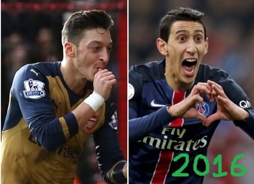 Ozil & Dimaria & Những pha bóng đường chuyền dọn cỗ cho đồng đội 2016 -XỨNG DANH VUA KIẾN TẠO | [Công Tánh Football]