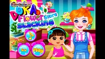 Cartoon game. Dora Flower Store Slacking! Full Episodes in English! New new Dora the Explorer