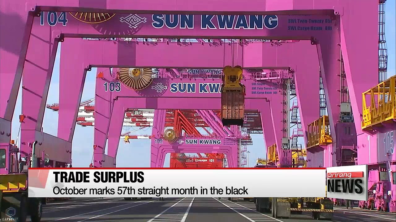 Korea's exports fall 3.2% in October