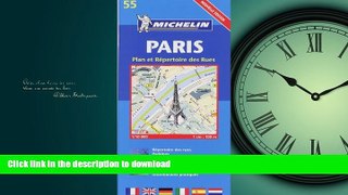 READ BOOK  Michelin Paris Street Map with Index Map No. 55 (Was 12) (Michelin Maps)  PDF ONLINE