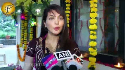 ANKITA SHOREY DIWALI CELEBRATIONS & INTERACTIONS  WITH MEDIA