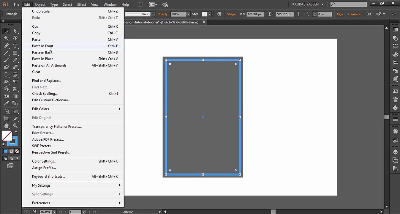 Logo Design Tutorial (Door)