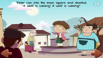 Peter and The Wolf | MISCHIEVIOUS SHEPHERD | Amazing Cute Storybook For Little Kids & Chil