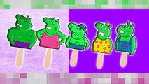 Peppa Pig Hulk Ice Cream Finger Family / Nursery Rhymes and More Lyric