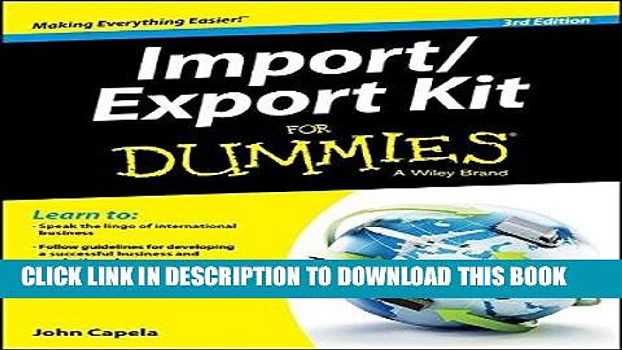 [PDF] Import / Export Kit For Dummies Popular Online