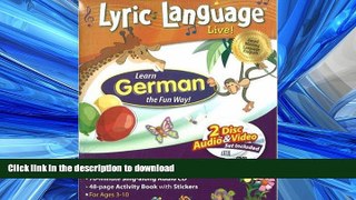 READ  Learn German the Fun Way! [With CD and DVD] (Lyric Language Live) (German Edition)  PDF