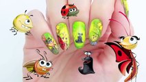 Best Fiends Nails  DIY Nail Decal Hack