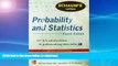 READ BOOK  Schaum s Outline of Probability and Statistics, 4th Edition: 897 Solved Problems + 20