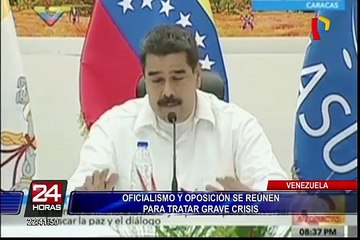 Venezuela: oficialismo y oposición se reunieron para tratar grave crisis