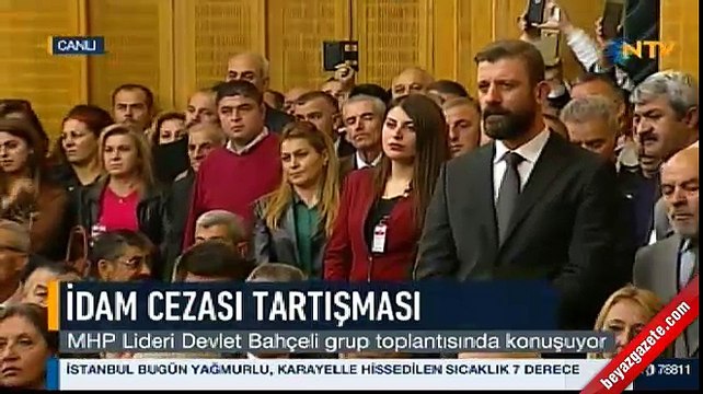 İdam cezasına MHP'den destek