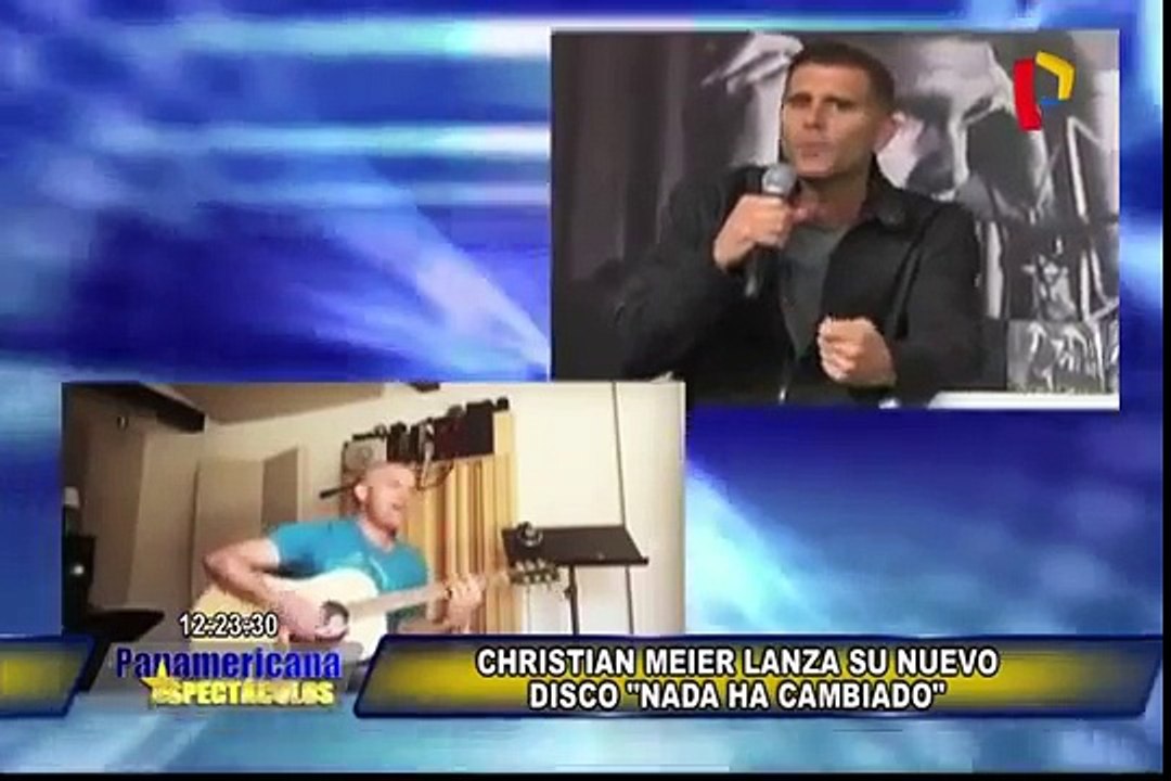 Christian Meier 'Gian Marco ha hecho una gran producción'