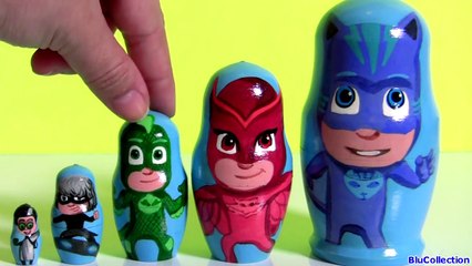 PJ Masks Nesting Toys Surprise Catboy Owlette Gekko Disney PJ Masks Stacking Cups-nb70TIuW5Tw