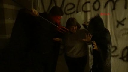 Kemer'de Turistler Cadılar Bayramı'nı Kutladı