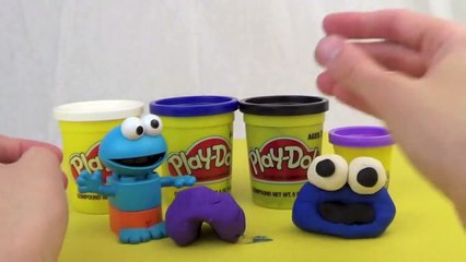 Cookie Monster Play Doh How To Make a PlayDoh Cookie Monster Sesame Street Play Doh