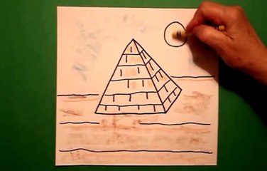 Let's Draw an Egyptian Pyramid