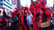 DEADPOOLS TAKE OVER TIMES SQUARE EPIC FLASH MOB DANCE PARTY! Real Life Superhero Movie