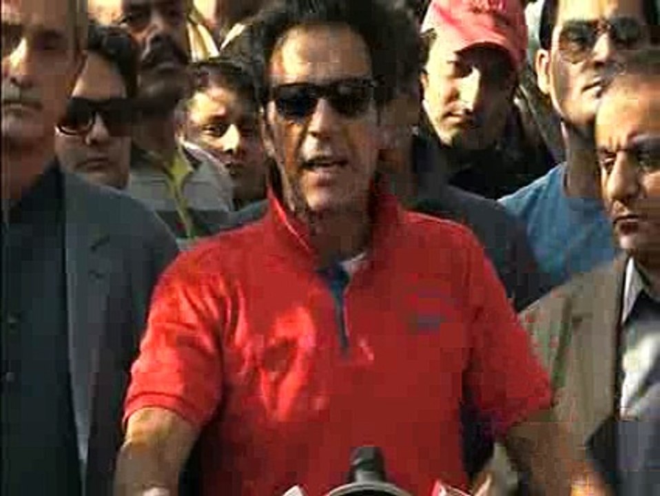Imran khan media talk