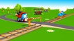 Leo the Truck. Car cartoon and animation for kids. Leo the truck and Loggin truck.-Qu9kwFiBVH4