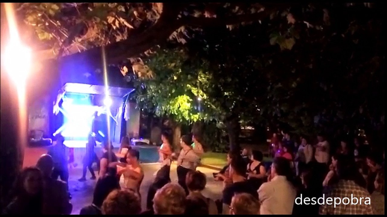 Zumba en los jardines Valle-Inclán. Pobra do Caramiñal