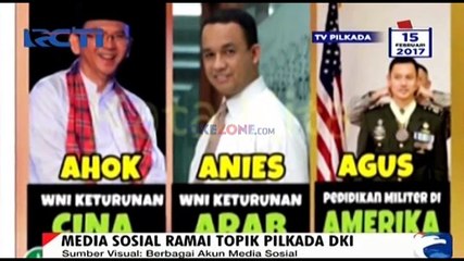 Para Pendukung Saling Serang di Media Sosial Jelang Kampanye Pilkada DKI