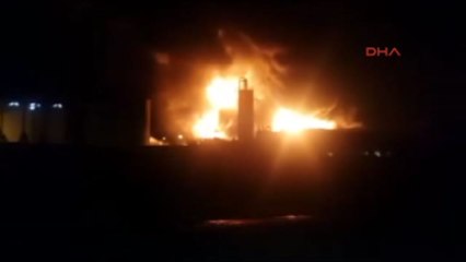 Silivri'de Fabrika Yangını