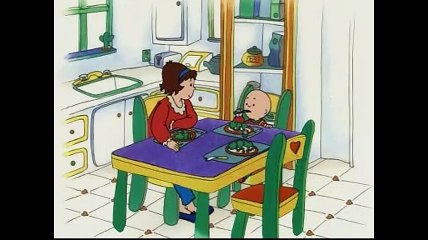 Caillou - Bölüm 3 - Caillou sebzelerden hoşlanmıyor