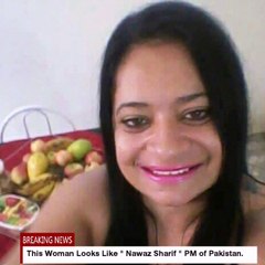 Nawaz Shareef Copy Girl Her Face Resemble To Him