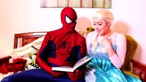 Spiderman With Frozen Elsa & Giant Gummy Candy Chuppa Chups, ep2