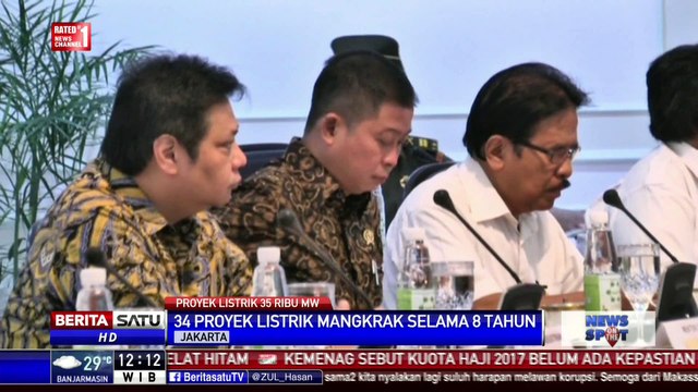 PLN: 12 dari 34 Proyek Pembangkit Listrik Mangkrak Sudah Diterminasi