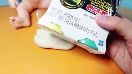 Baby Alive Playdough Plastilina MAKEOVER Glow In The DARK Play-Doh Dress Up Spooky Ghost Watermelon-IO1ySr_FKS8