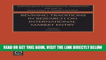 [Free Read] Reviving Traditions in Research on International Market Entry, Volume 14 (Advances in