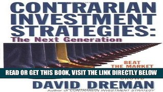 [Free Read] Contrarian Investment Strategies - The Classic Edition Full Online
