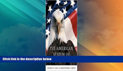 Big Deals  The American System of Criminal Justice 12th (twelve) edition Text Only  Full Read Best