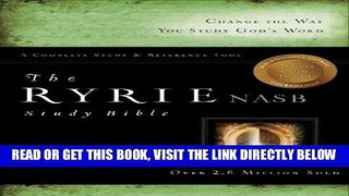 [Free Read] The Ryrie NAS Study Bible Genuine Leather Black Red Letter (Ryrie Study Bibles 2008)