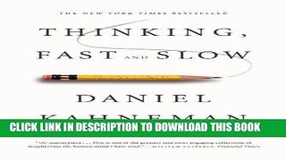 Best Seller Thinking, Fast and Slow Free Read
