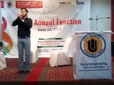Hidden Talent of Pakistan | Great Voice| ISRA University Islamabad Annual function