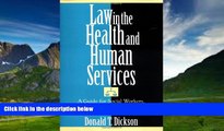 Big Deals  Law in the Health and Human Services  Best Seller Books Best Seller