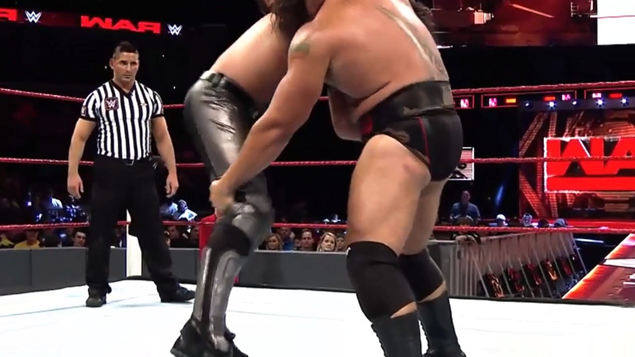Seth Rollins vs. Rusev Raw, Sept. 19, 2016