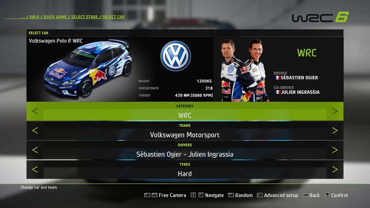 WRC 6 quick stage PC gameplay