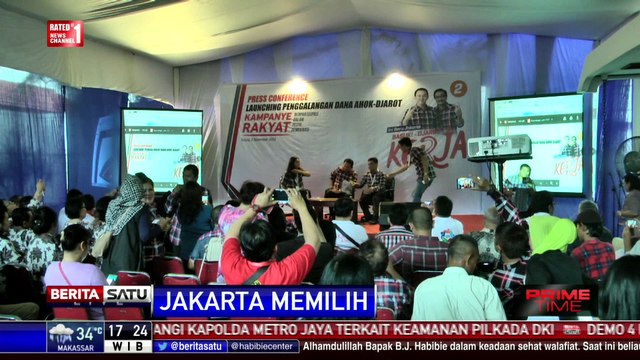Ahok-Djarot Galang Dana Kampanye Rakyat