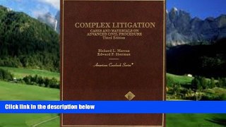 Books to Read  Complex Litigation, Cases   Materials on Advanced Civil Procedure (American