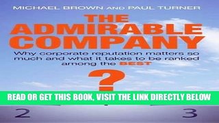 [Free Read] The Admirable Company: What it Takes to be Ranked Among the Best Free Download