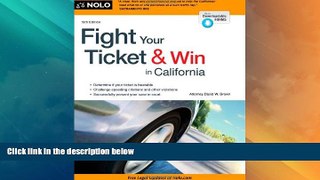 Big Deals  Fight Your Ticket   Win in California  Full Read Most Wanted