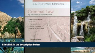 Books to Read  Sum   Substance Audio on Criminal Law, 4th with Summary Supplement (MP3)  Full