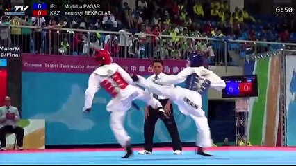 1st Asian Cadet Taekwondo Championships. Final male -53