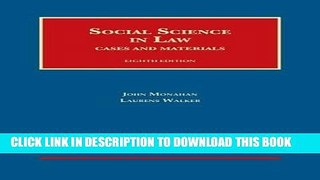 [Free Read] Social Science in Law (University Casebook Series) Free Download