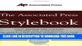 [Free Read] The Associated Press Stylebook Full Online