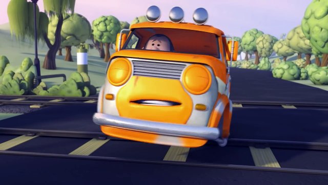 Олли Веселый грузовичок - Мультик про машинки - История с поездом - Серия 60 (Full HD)