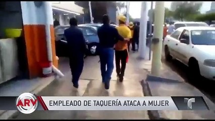 Mira cómo un hombre da violenta paliza a una mujer